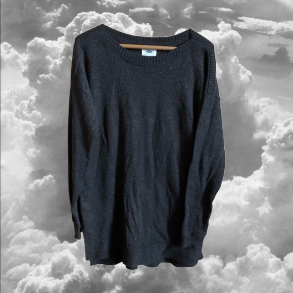 Old navy grey longline sweater - Picture 1 of 3